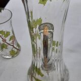 Art Nouveau service, enamelled glass, early 20th century