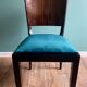 Suite of 6 Art Deco 1935 Macassar ebony chairs restored seats