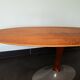 Czech vintage coffee table, wood and metal