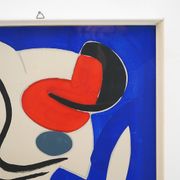 Aldo Gentilini, tempera sur carton, années 1970