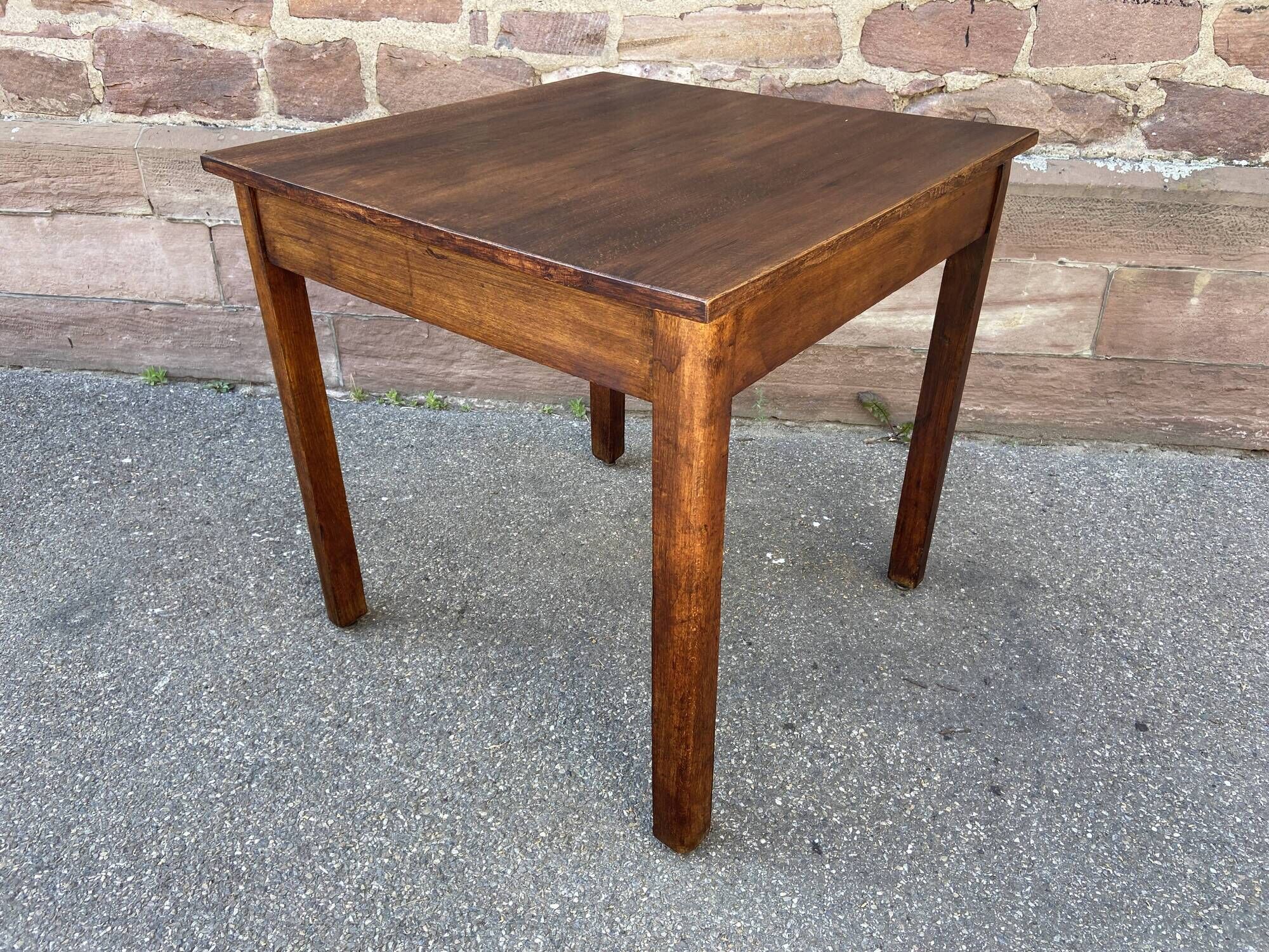 Café table bistro vintage brewery 1950 beech and fir tree colmar beer