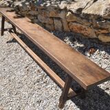 Rustic oak bench