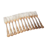Set of 12 vintage rockery style forks