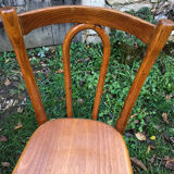 Varnished bistro chairs