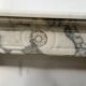 Louis XVI Style White Veined Carrara Marble Fireplace 19th Century