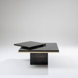 Lacquered wood bar table, 1970s