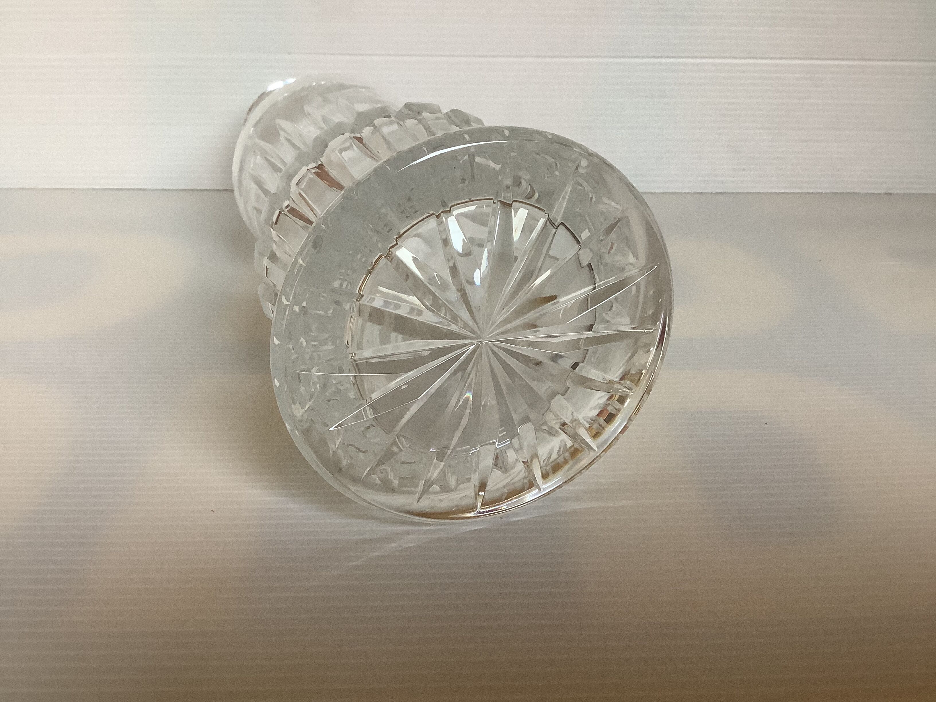 Cut crystal carafe bottle