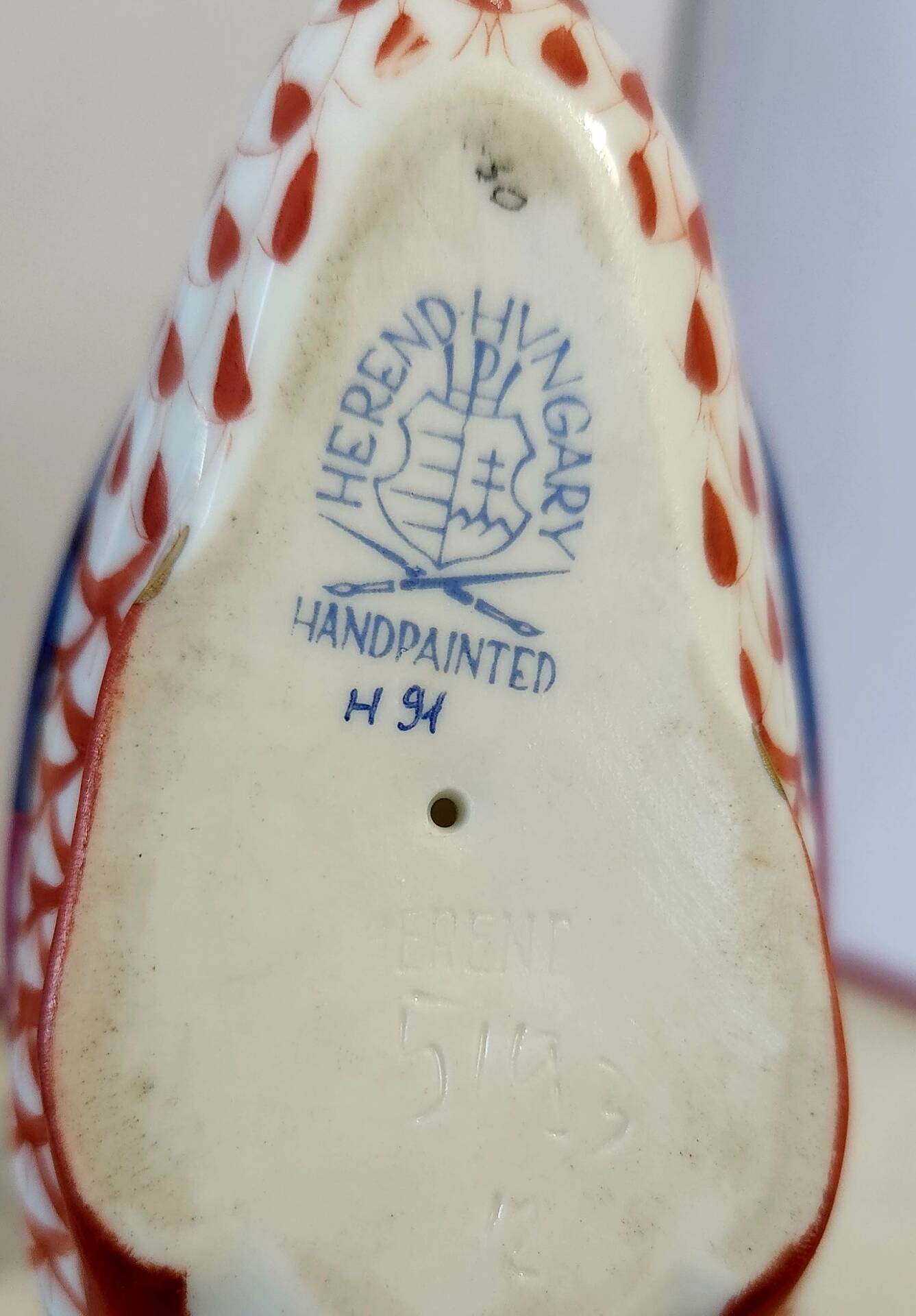 Herend porcelain swan