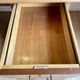 Vintage Mid-Century brass sabot ministerial/management desk