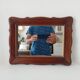 Rustic vintage mirror chic countryside
