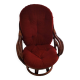 Wicker armchair