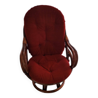 Fauteuil en osier