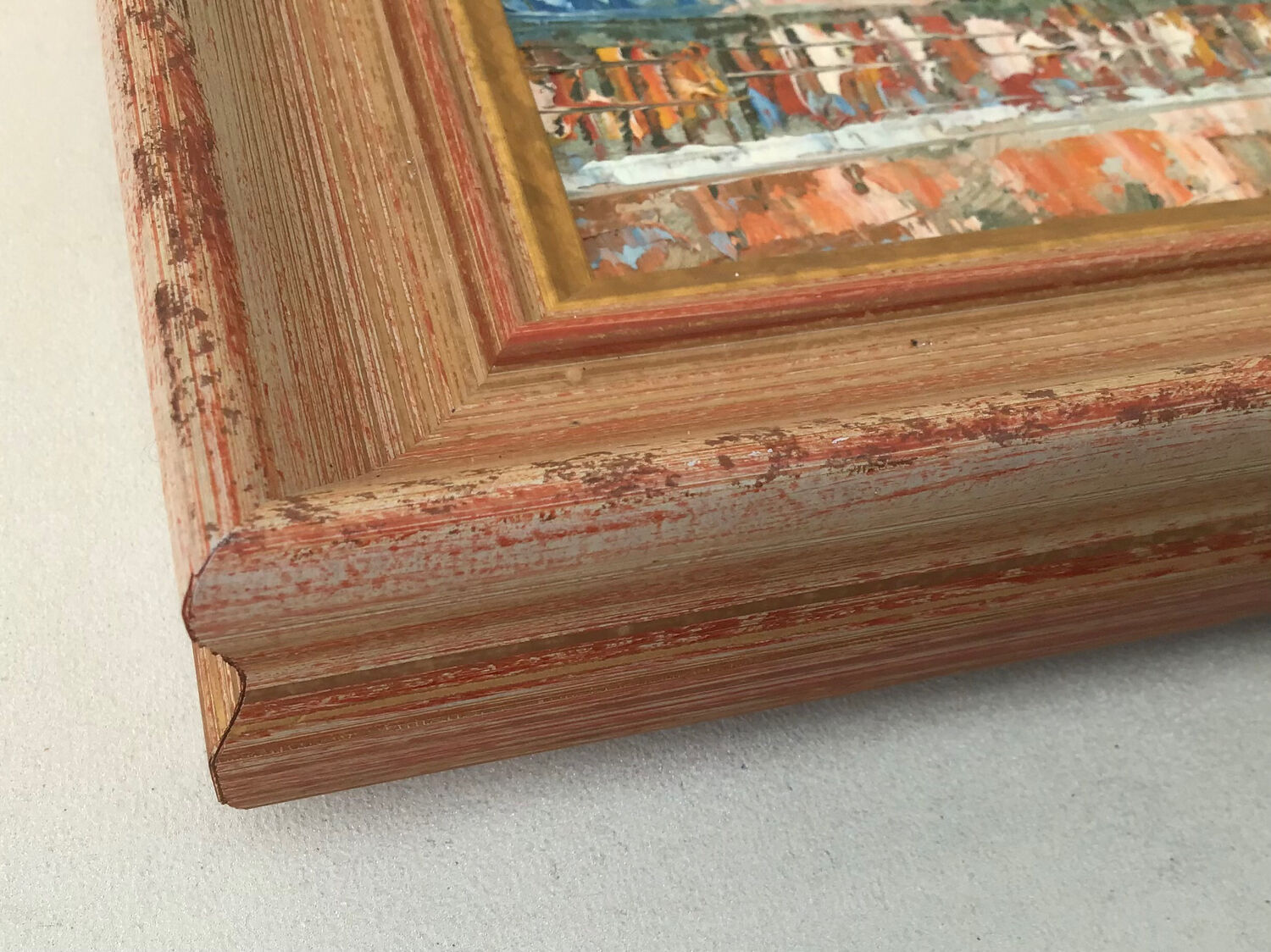 Paris View of the Moulin Rouge, boulevard Clichy and Sacré-Coeur Oil on canvas signed