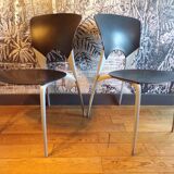 Paire de chaises Driade modèle Silla design Josep Llusca