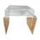 Une paire de tables Lucite des années 1970
