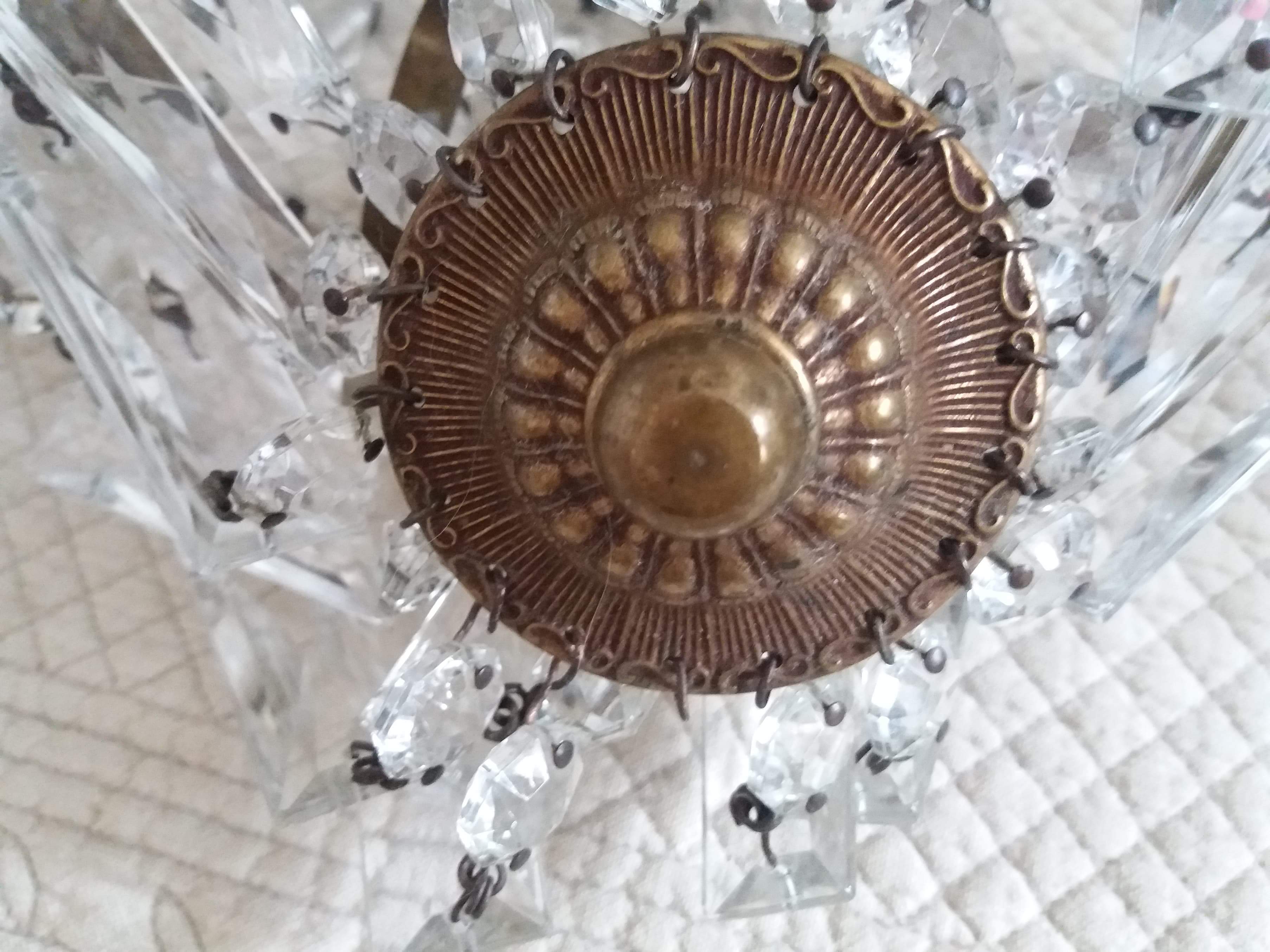 Chandelier with stamps