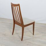 Mid-Century Teak and Fabric Dining Chairs by Leslie Dandy for G-Plan, 1960s, Set of 6