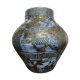 Jacques Blin blue vintage ceramic vase 1950