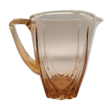 Vintage pink glass decanter