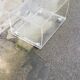 Table basse vintage plexiglas