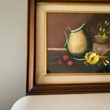 Tableau nature morte signé Vanni