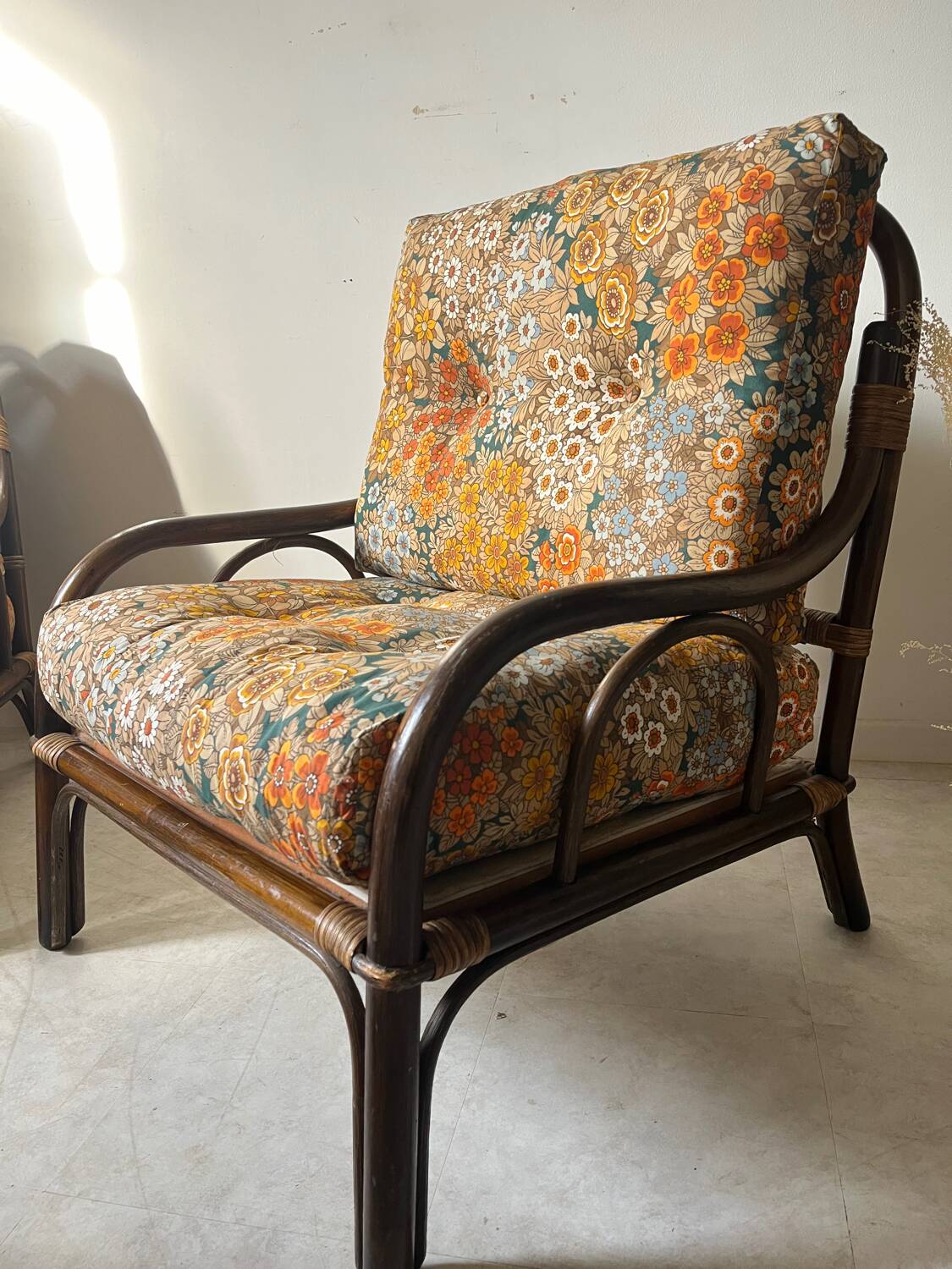 Liberty rattan armchairs