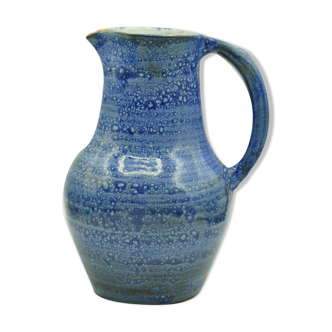 Enamelled reseed pitcher signed to identify contemporary design collection