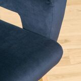 Velvet armchair from Jitona, 60's