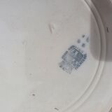Set of 8 earthenware collection plates