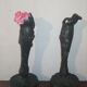 Pair of art nouveau vases "Elsie Ward Hering".
