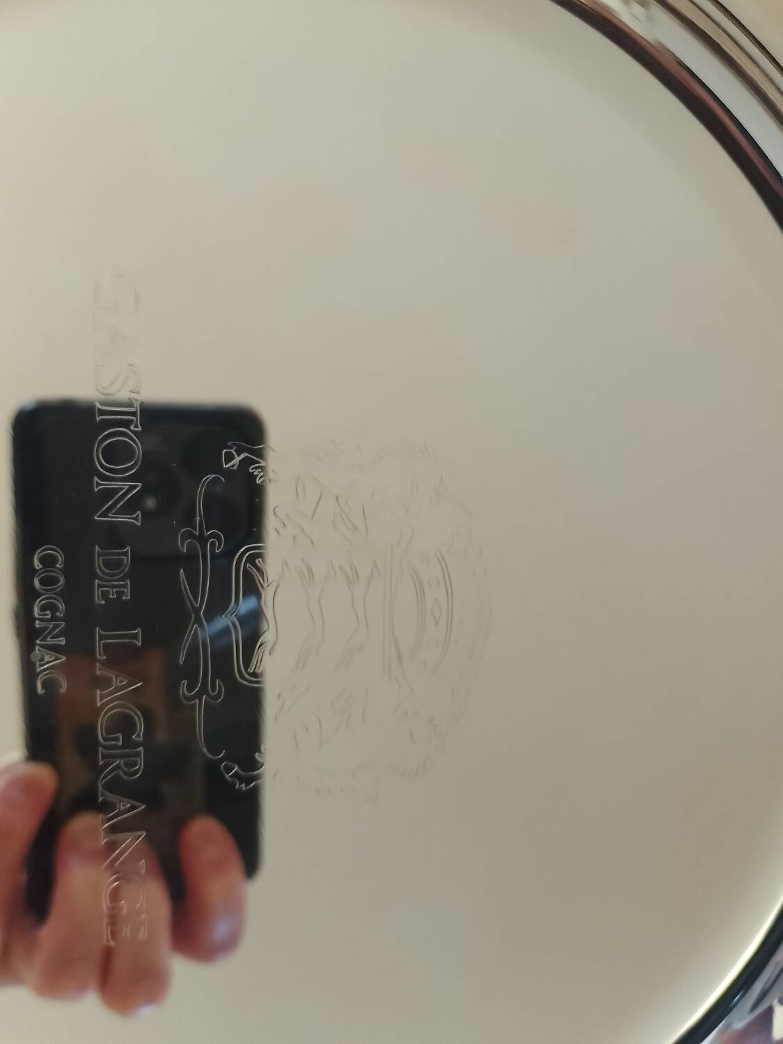 Ercuis silver metal tray