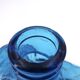 Empoli Italian carafe in blue glass, 1960s
