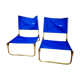 Pair of lafuma beach folding chairs