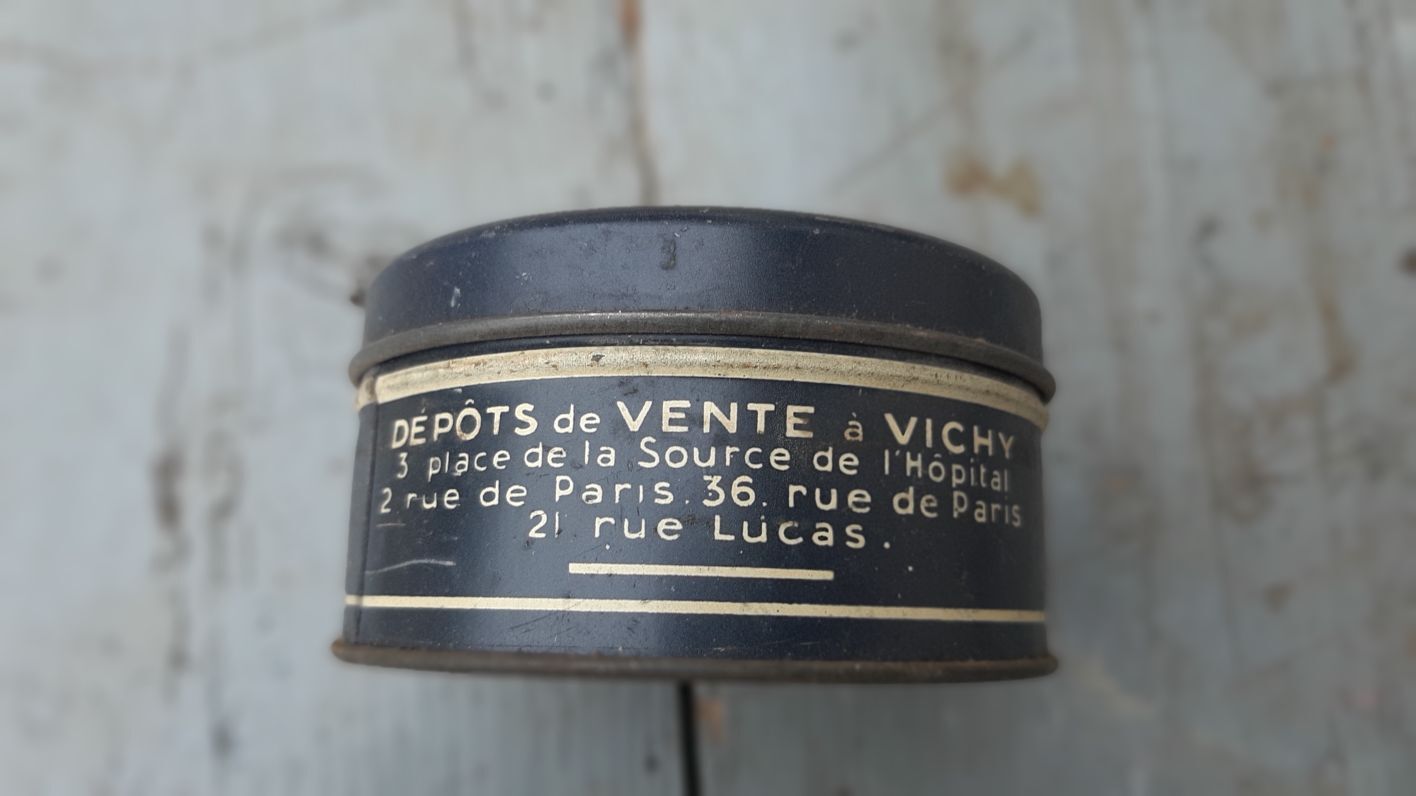 Vintage metal box