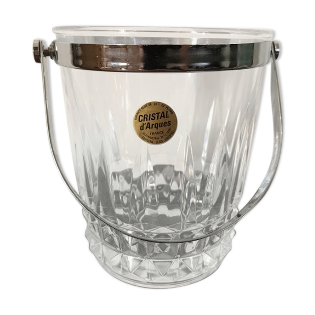 Seau à Glace Vinn Dunn Chromé 1,2 L – Double Paroi Avec Pince Intégrée