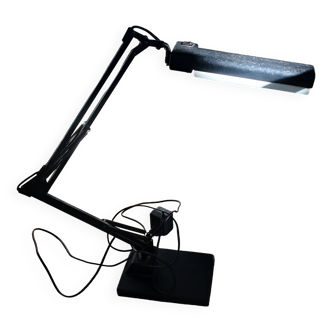 Lampe d'architecte Ledu années 70 / noire
