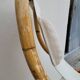 Vintage bamboo deck chair armchair 1950s Italy