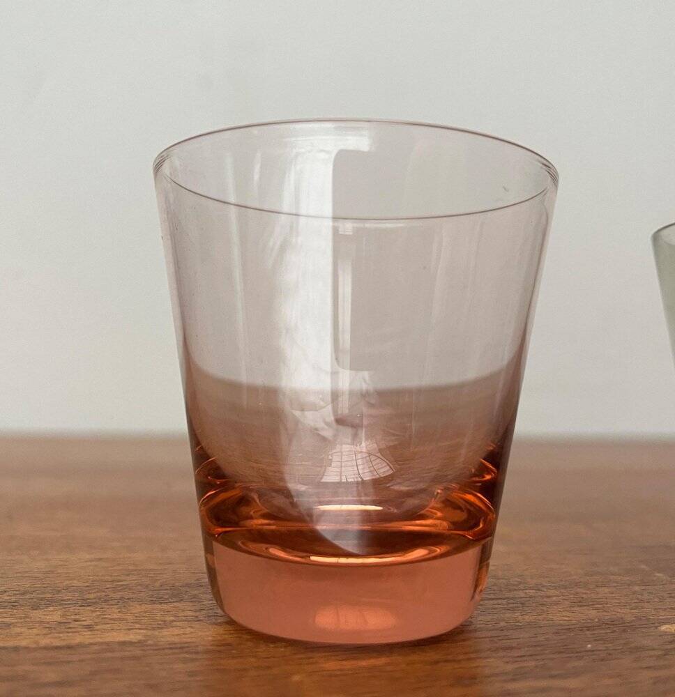 Coloured Shot Glasses German Mid-Century, 1960s, Set of 6