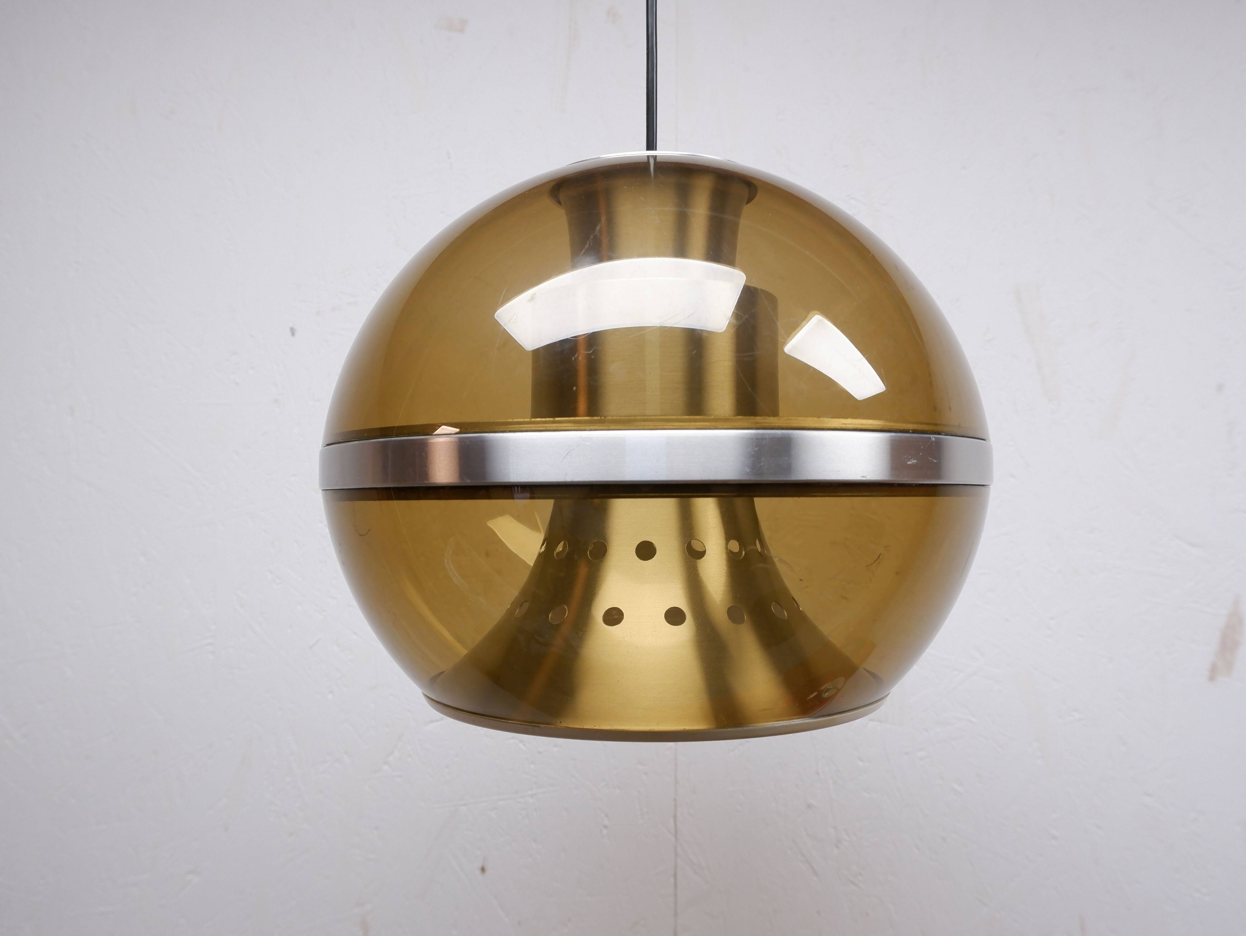 Dijkstra Holland Space Age pendant lamp, 1970s