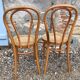 Pair of chairs bistro Thonet