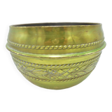 Brass flowerpot