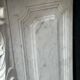 Remarkable Louis XV Style Fireplace In White Carrara Marble Circa 1880