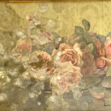 "voluptuousness" watercolor and mixed technique by louise percheron (early xx)