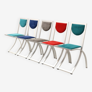 Ensemble de 5 chaises de salle à manger par Karl Friedrich Förster pour KFF Design