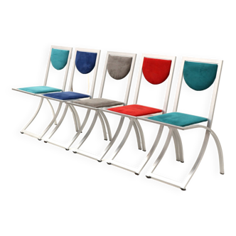 Set of 5 dining room chairs by Karl Friedrich Förster for KFF Design