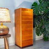 50s curtain filing cabinet