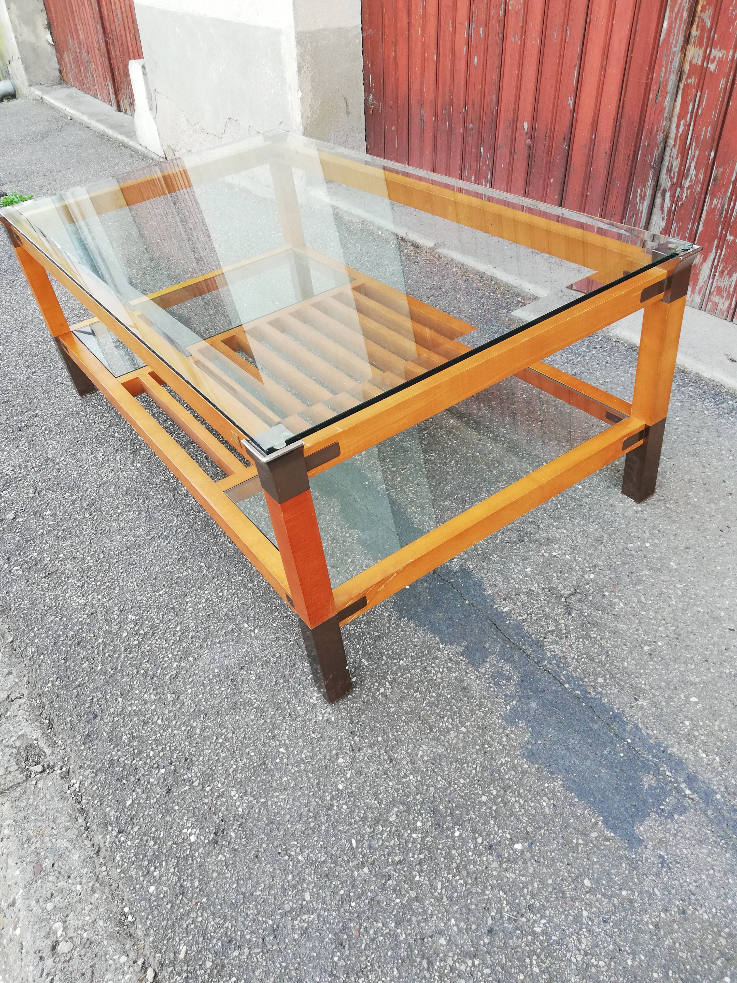 Table basse vintage Pierre Vandel Paris