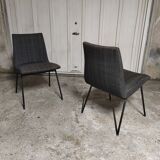Pair of CM145 chairs by Pierre Paulin