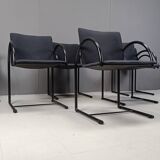 Vintage cirkel chairs by Metaform, 1980s, set of 6