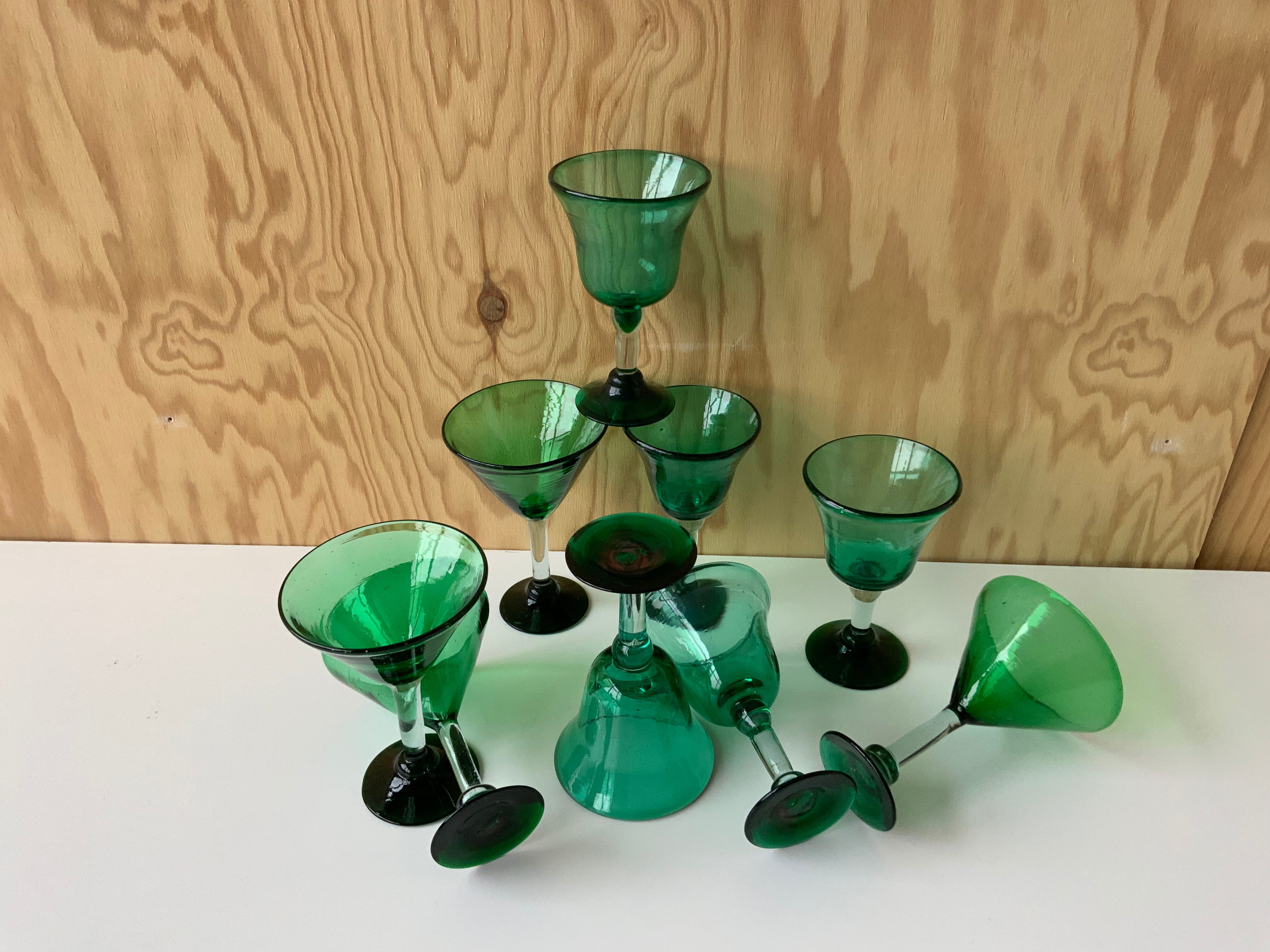 Vintage foot glasses